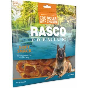 Pochoutka Rasco Premium treska obalená kuřecím, role 500g