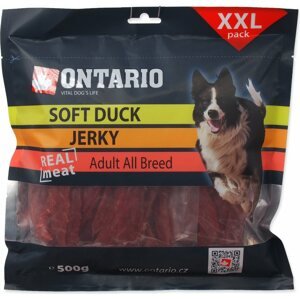 Pochoutka Ontario kachna, měkké sušené kousky 500g