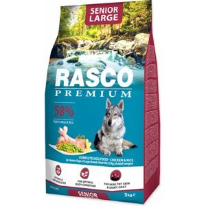 Krmivo Rasco Premium senior Large kuře s rýží 3kg