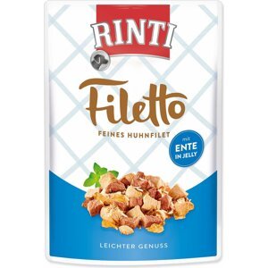 Kapsička Rinti Filetto Adult kuře a kachna v želé 100g