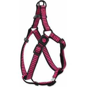 Postroj Active Dog Premium M růžový 2x53-77cm