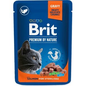 Kapsička Brit Premium Cat Sterilisod losos 100g