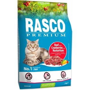 Krmivo Rasco Premium Sterilized hovězí s brusinkou a kapucínkou 2kg