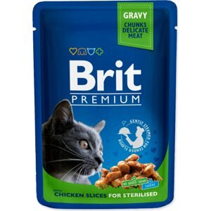 Kapsička Brit Premium Cat Sterilisod kuře 100g