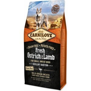 Krmivo Carnilove Dog Small Breed Fresh Pštros & Lamb 6kg