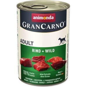 Konzerva Animonda Gran Carno Adult hovězí a zvěřina 400g