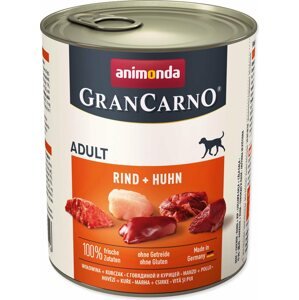 Konzerva Animonda Gran Carno Adult hovězí a kuře 800g