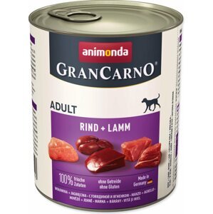 Konzerva Animonda Gran Carno Adult hovězí a jehně 800g
