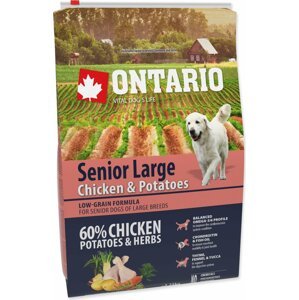 Krmivo Ontario senior Large Chicken & Potatoes 2,25kg