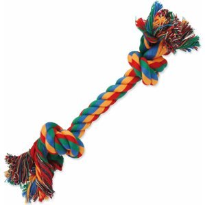 Hračka Dog Fantasy uzel bavlněný barevný 2 knoty25cm