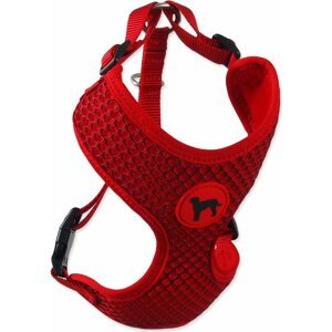 Postroj Active Dog Mellow L červený 2x45-65cm