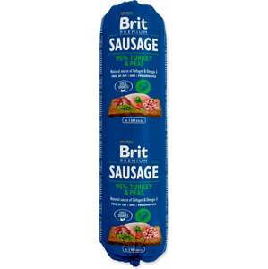 Salám Brit Sausage krůta s hráškem 800g