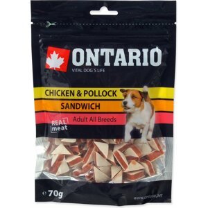 Pochoutka Ontario kuře a treska, sendvič 70g