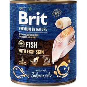 Konzerva Brit Premium by Nature ryba s kůží 800g