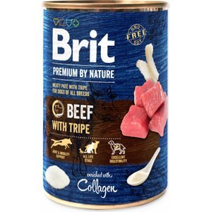 Konzerva Brit Premium by Nature hovězí s dršťkami 400g