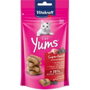 Pochoutka Vitakraft Cat Yums Superfood kachna s bezem 40g