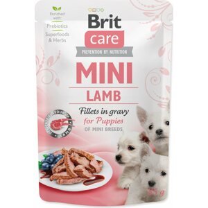 Kapsička Brit Care Mini jehně, filety v omáčce 85g