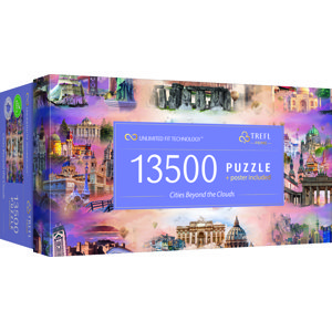 Trefl Puzzle 13500 UFT - Mestá za oblakmi