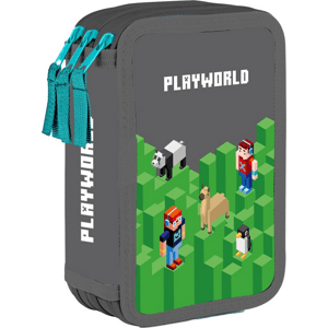 Penál 3-posch. prázdný Playworld