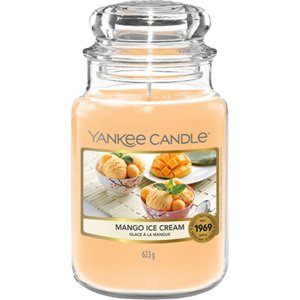 Yankee Candle Mangová zmrzlina Svíčka ve skleněné dóze 623 g