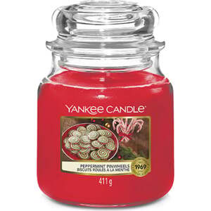 Yankee Candle Peprmintové sušenky, Svíčka ve skleněné dóze, 411 g