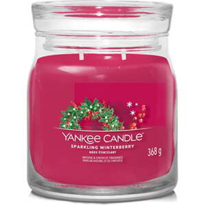 Yankee Candle Jiskrné zimní bobule, Svíčka ve skleněné dóze 368 g