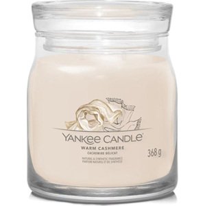 Yankee Candle Hřejivý kašmír, Svíčka ve skleněné dóze 368 g