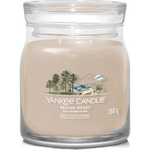 Yankee Candle Přímořské dřevo, Svíčka ve skleněné dóze 368 g