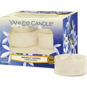 Yankee Candle, Půlnoční jasmín, Svíčky čajové, 12 ks
