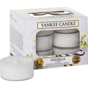 Yankee Candle, Vanilka, Svíčky čajové, 12 ks