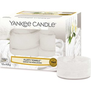Yankee Candle, Načechrané ručníky, Svíčky čajové, 12 ks