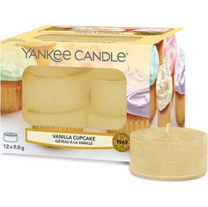 Yankee Candle, Vanilkový košíček, Svíčky čajové, 12 ks