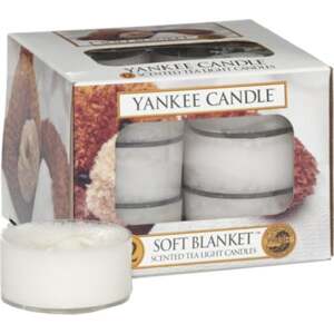 Yankee Candle, Jemná přikrývka, Svíčky čajové, 12 ks