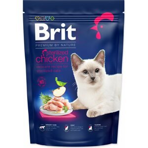 Krmivo Brit Premium by Nature Cat Sterilized Chicken 800g