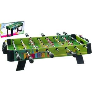 Kopaná/fotbal společenská hra 71x36cm dřevo kovová táhla s počítadlem v krabici 67x7x36cm
