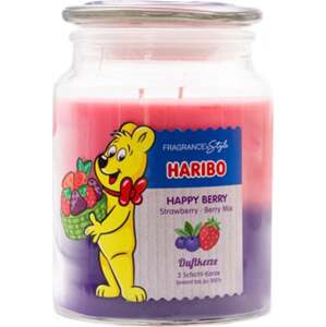 Svíčka ve skleněné dóze Haribo, Happy Berry, 510 g