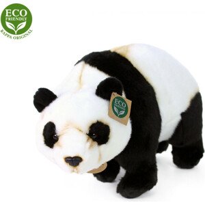 Plyšová panda stojící 36 cm ECO-FRIENDLY